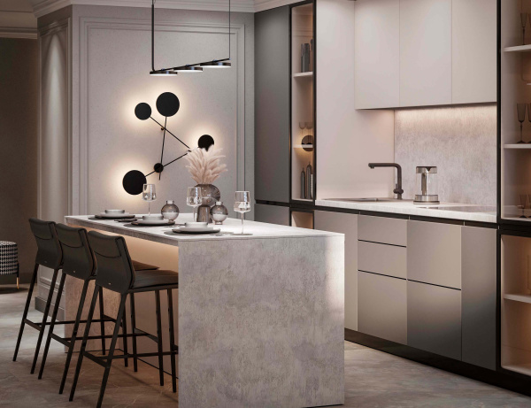 ЛДСП Цемент Светлый 16 мм 2750х1830 РЕ